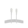 Belkin BOOST CHARGE - Cavo Lightning - 24 pin USB-C maschio a Lightning maschio - 2 m - bianco - per Apple iPad/iPhone/iPod (Lightning)