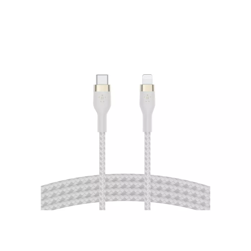 Belkin BOOST CHARGE - Cavo Lightning - 24 pin USB-C maschio a Lightning maschio - 2 m - bianco - per Apple iPad/iPhone/iPod (Lightning)