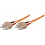 Tecline exertis Connect - Cavo patch - SC multimodale (M) a SC multimodale (M) - 5 m - fibra ottica - 50/125 micrometri - OM2 - arancione (75905)
