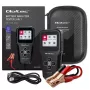 Qoltec 52489 analizzatore e tester digitale di batterie 3-in-1 con LCD e multilingua 6V | 12V | 24V | 30Ah-200Ah