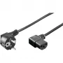 Cavo di alimentazione Goobay 96042 nero 1,5 m CEE7/7 C13 250V 16A