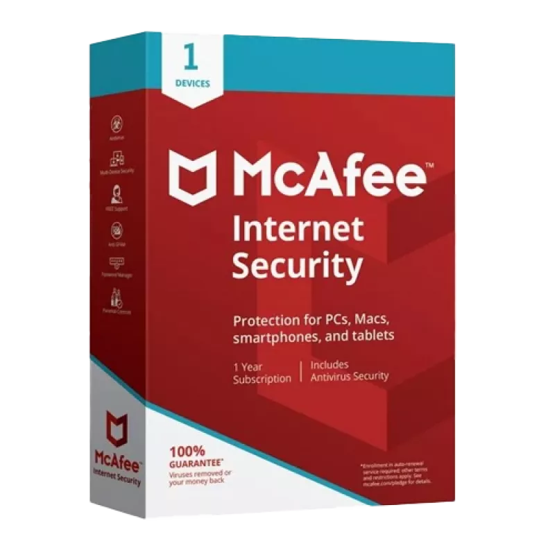 McAfee Internet Security - 1 utente 1 anno, Global
