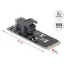DeLOCK 61070 adattatore interno SFF-8643 M.2 maschio 32 Gbit/s nero