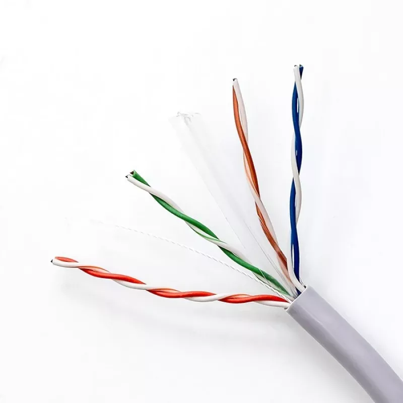 Qoltec 50359 Cat.6 UTP cavo, 305 m, grigio, PVC