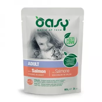 Oasy bocconcini in salsa Adult salmone 85 g