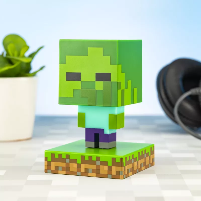 Lampada da tavolo Paladone Light Paladone Minecraft Zombie Light PP6592MCFV4 LED