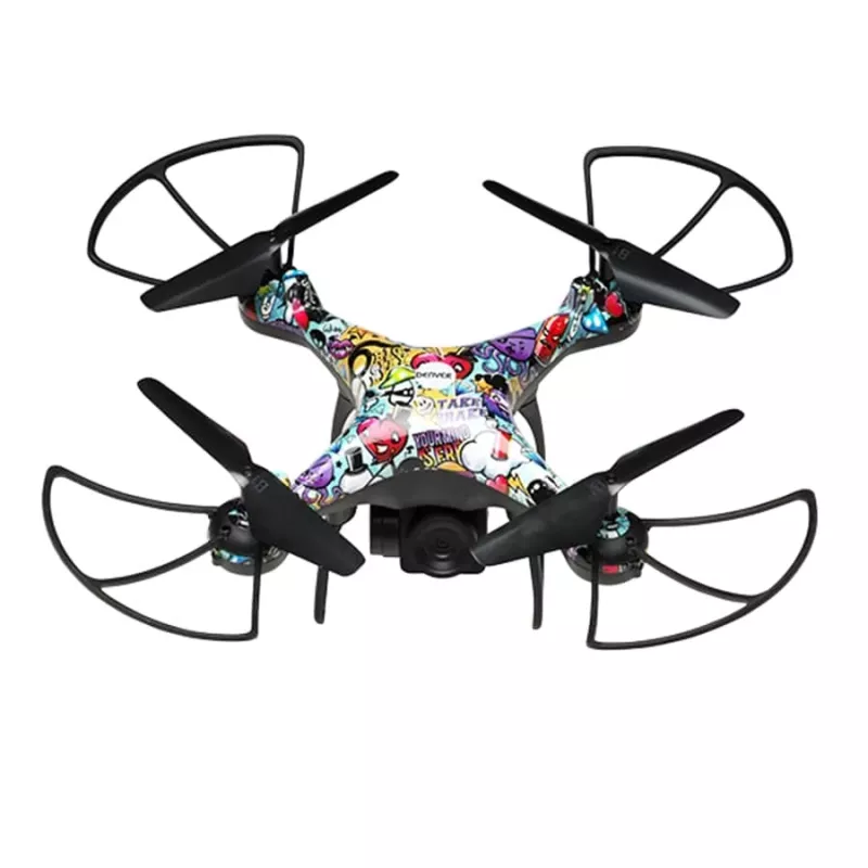 Drone Denver 2,4 GHz con fotocamera HD e mantenimento dell'altitudine