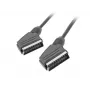 Lanberg CA-EUEU-10CC-0018-BK cavo SCART, SCART a SCART 21 pin, 1,8 m, nero