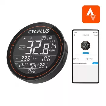 Ciclocomputer Cycplus M2 – compatibile con Strava, TrainingPeaks ecc.