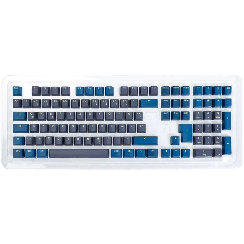 Set di keycap Ducky PBT Double-Shot Daybreak — layout DE