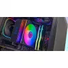 Dissipatore TACENS Mars Gaming MCPU-LCD, ventola 120 mm, TDP 300 W, supporta LGA1700/1200/115x/1366 e AM4/AM5, nero