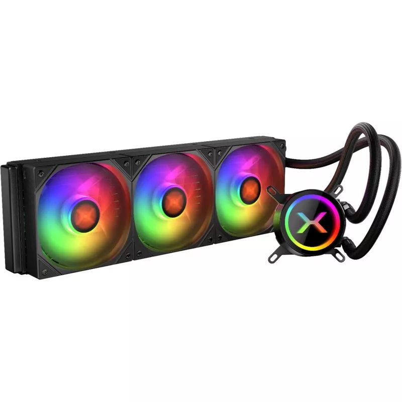 KRUX HydroX 360 ARGB dissipatore a liquido AIO, 360 mm, nero