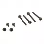 Vite/bullone XSPC MPN nero lunghezza 6 mm confezione da 8