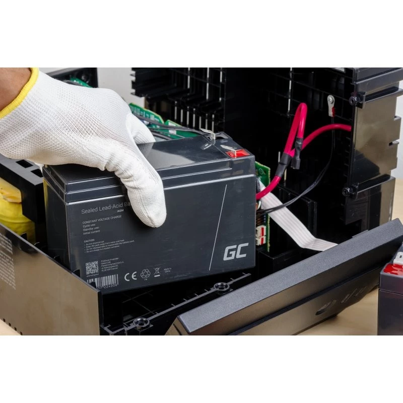 Batteria per UPS Green Cell AGM50 12 V 10 Ah VRLA AGM, 65×151×95 mm, 2,45 kg, nero