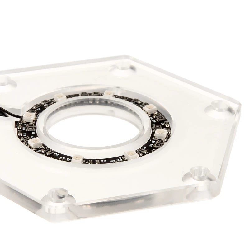 Bitspower Hexagon BP-WTHU-RGB kit di montaggio per add-on RGB del serbatoio dell'acqua
