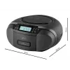 Lettore radio JVC RC-E444B nero con lettore CD e sintonizzatore FM