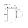 Lavasciuga Bosch WNA13401PL 8 kg / 5 kg 1400 giri/min bianco