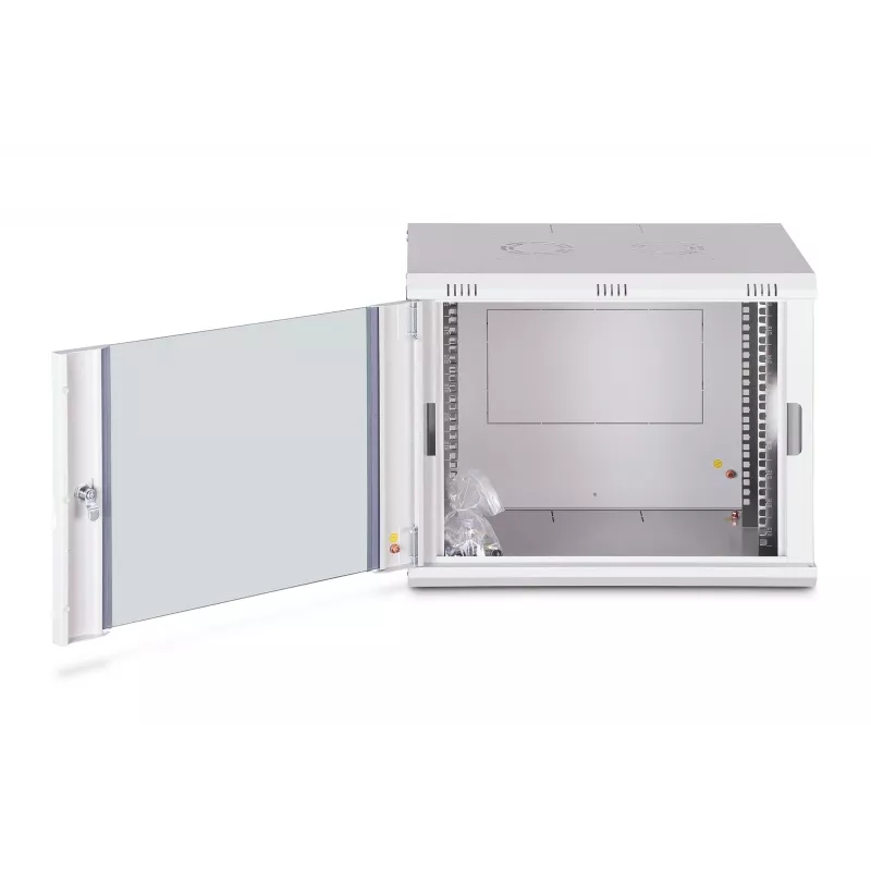 Case rack 9U da parete DIGITUS Dynamic-N DN-37104, 600 x 450 mm, IP20, serratura a chiave, smontato