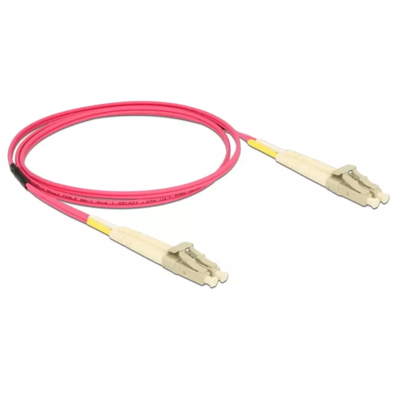 Cavo in fibra ottica DeLOCK 84640 1m LC viola