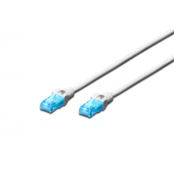 Cavo patch CAT 5e U-UTP 0,5 m bianco