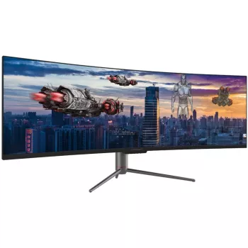 LC-Power LC-M49-DQHD-120-C-Q LED-Display 124,5 cm (49 inch) 5120 x 1440 Pixel UltraWide Quad HD QLED Nero (LC-M49-DQHD-120-C-Q)