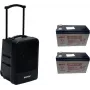 Sistema PA wireless portatile Omnitronic MOM-10BT4 con Bluetooth, 2x batteria ricaricabile