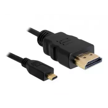 DeLOCK - Cavo video / audio - HDMI - 32 AWG - HDMI, 19 poli (M) - 19 poli Micro-HDMI (M) - 3 m (82663)