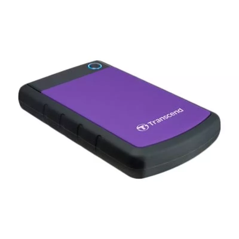 Transcend StoreJet 25H3P - disco fisso - 4TB - esterno (portatile) - 2.5 (6,4 cm) - USB3.0 - AES a 256 bit - viola (TS4TSJ25H3P)