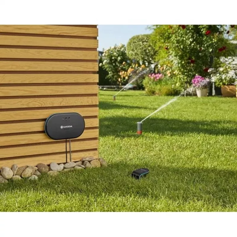 Gardena Set Smart Irrigation Control Sensor: programmatore di irrigazione per fino a 6 valvole (24 V)