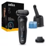 Rasoio elettrico BRAUN SHAVER 52‑N7200cc nero — rasoio a lamina, ricaricabile, rasatura bagnata e asciutta