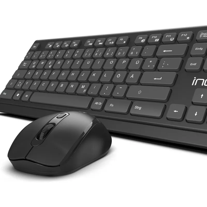 Inca IWS-519 tastiera mouse inclusi Office RF wireless QWERTY turco nero