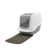 SAVIC Nestor bianco-grigio - lettiera per gatti con cupola - 56x39x38,5 cm - 1 pezzo