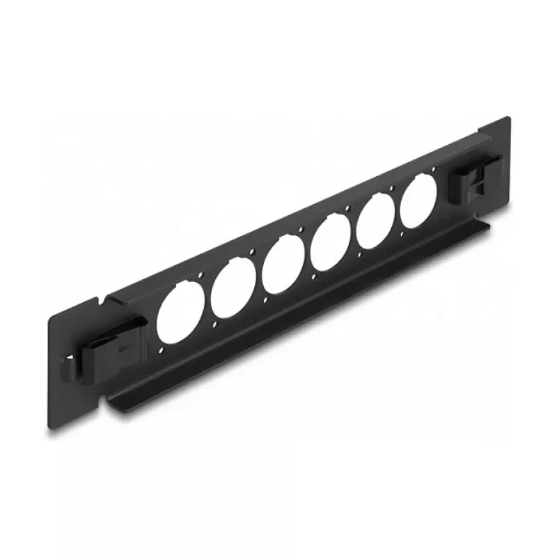 Patch panel DeLOCK 10 pollici D-Type 6 porte senza attrezzi nero