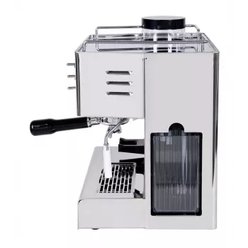 Quick Mill Pegaso, macchina per espresso, chicchi di caffè, macinacaffè integrato, 1200 W, acciaio inox