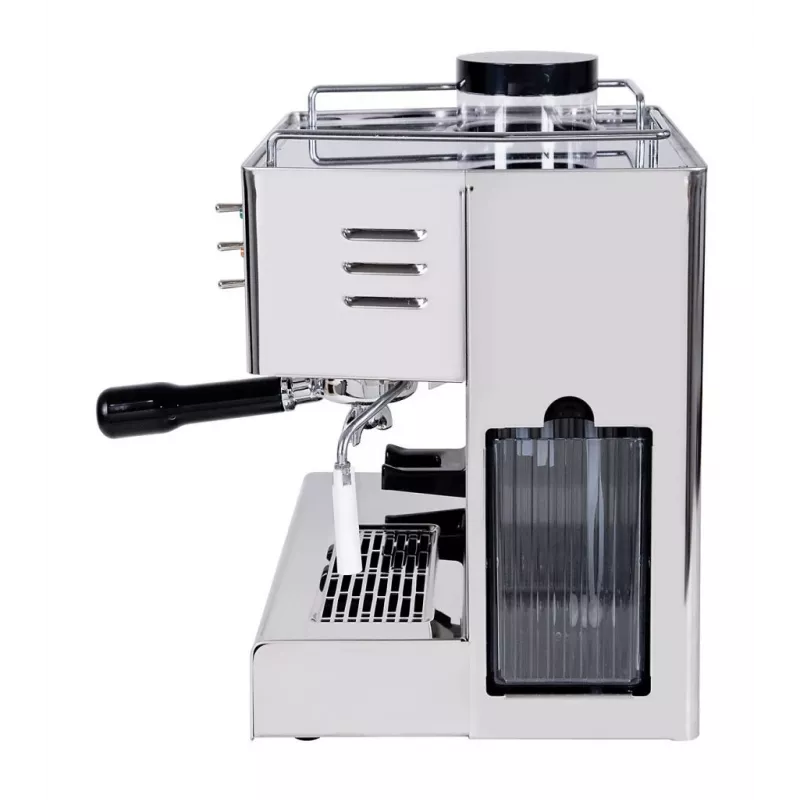 Quick Mill Pegaso, macchina per espresso, chicchi di caffè, macinacaffè integrato, 1200 W, acciaio inox