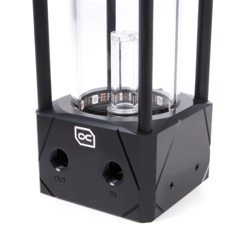 Alphacool Eisbecher Aurora D5 250 mm serbatoio con pompa VPP Apex D5, acetale/vetro (13326)