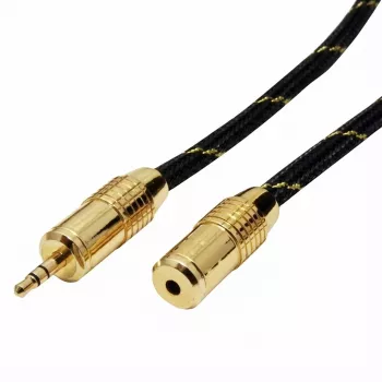 ROLINE GOLD cavo prolunga audio 3,5 mm connettore maschio/femmina 5,0 m (11.09.4755)