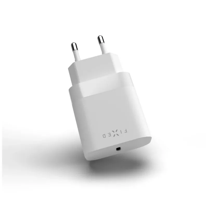 Caricabatterie da viaggio FIXED FIXC20N-C-WH 20W USB-C adattatore compatto