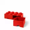 Room Copenhagen LEGO Brick Drawer 8 rosso (40061730)