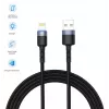 Cavo dati USB-Lightning Tellur 1,2 m in nylon intrecciato nero