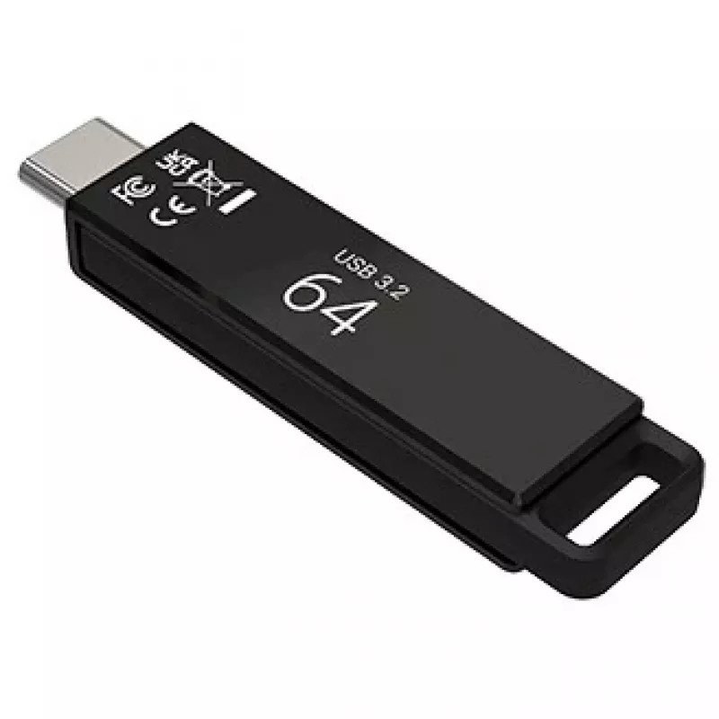 Chiavetta USB PNY Elite-X 64 GB USB Type-C 3.2 Gen 1 (3.1 Gen 1) nero (P-FDI64GELTXC-GE)