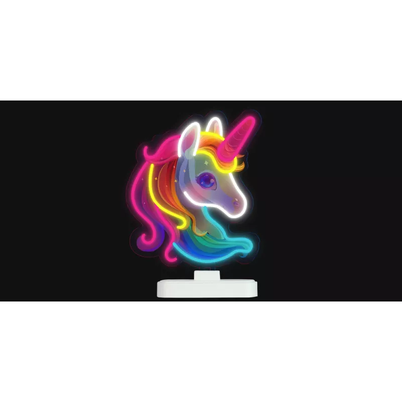 Lampada LED da tavolo MANTA MASNL128MT — luce notturna decorativa a forma di unicorno