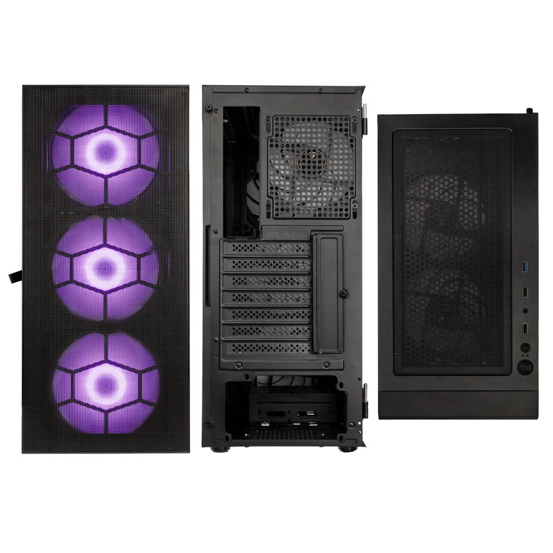 Kolink Observatory HF Plus Mesh ARGB Midi-Tower - nero