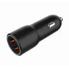 Caricabatterie da auto per dispositivi mobili Gembird TA-UC-A2QC36-CAR-01, 36 W, 12–24 V, accendisigari, nero