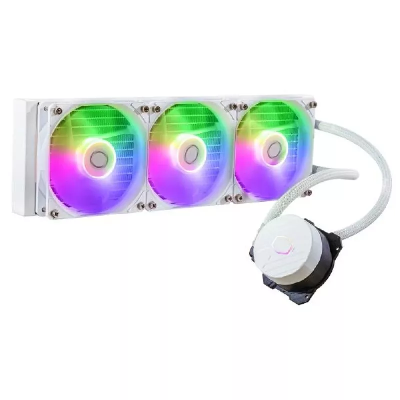 Kit raffreddamento a liquido Cooler Master MasterLiquid 360L Core ARGB bianco ventola 12 cm