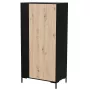 Armadio cama meble Cama v, struttura nera, 4 ripiani, 900×550×1840 mm