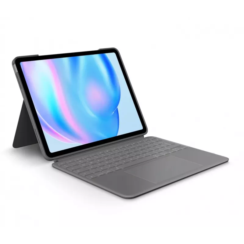 Logitech Combo Touch tastiera QWERTY US International grigia trackpad