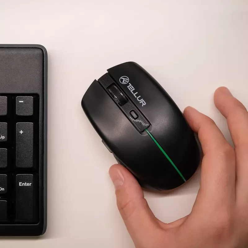 Tellur Silent Click mouse senza fili nero
