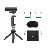 Sennheiser MKE 400 Mobile Kit - microfono a condensatore supercardioide con filtro passa-basso e treppiede Manfrotto