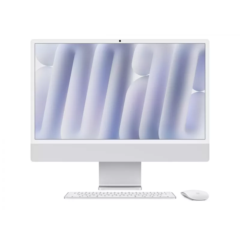 iMac 24 inch: M4 10/10, 24GB, 512GB SSD – argento